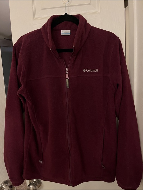 Columbia Jackets & Blazers - Columbia Women's Full-Zip Teddy Fleece Jacket in Burgundy Size S